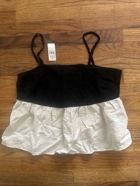 NWT Ann Taylor Loft Babydoll Cami Tank Size 8 Side Zip